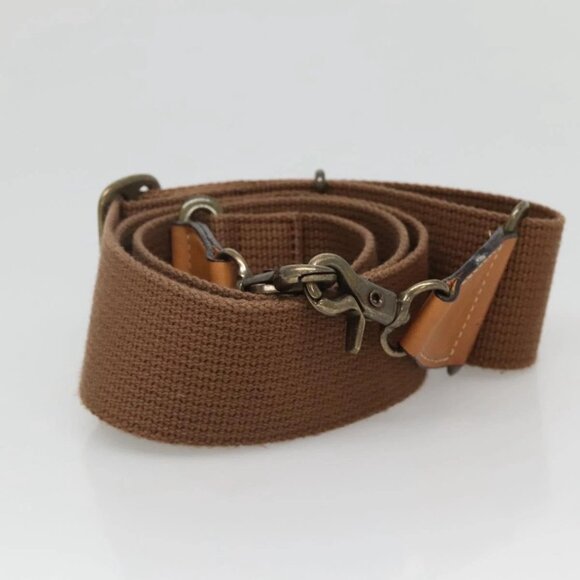 BURBERRY Blue Label Shoulder Bag Canvas White Auth bs23896 - Picture 10 of 16